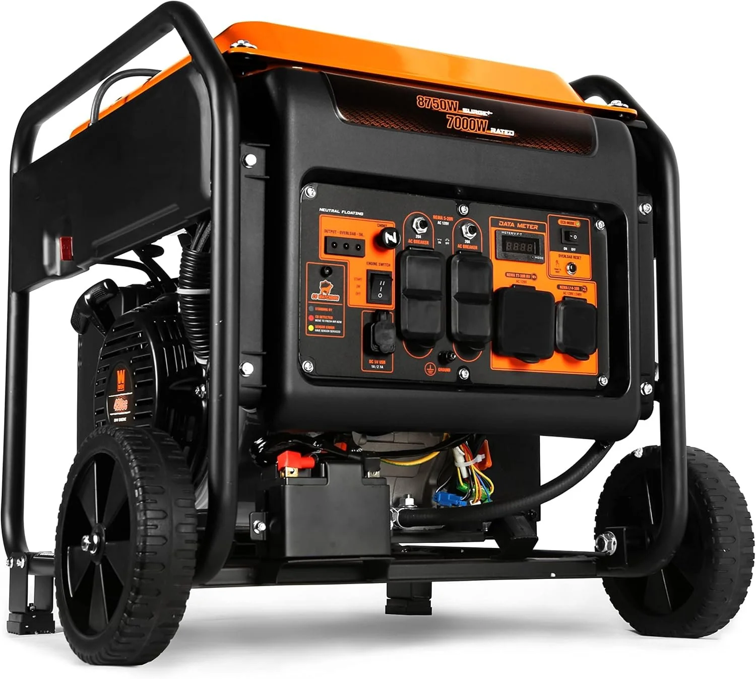 1-253.webp WEN DF875iX 8750-Watt RV and Transfer-Switch-Ready 120V/240V Duals. - Image 6