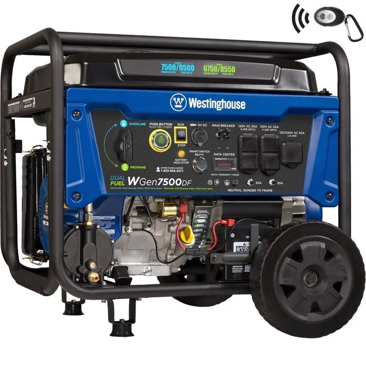 1-303.webp Westinghouse WGen7500DF Dual Fuel Portable Generators. - Image 7