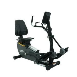PhysioStep HXT Compact Recumbent Elliptical Cross Trainer with Fixed Seats.