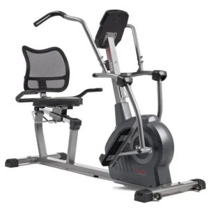 Sunny Health & Fitness Comfy Recumbent Cross Trainer Recumbent Elliptical Bikes.