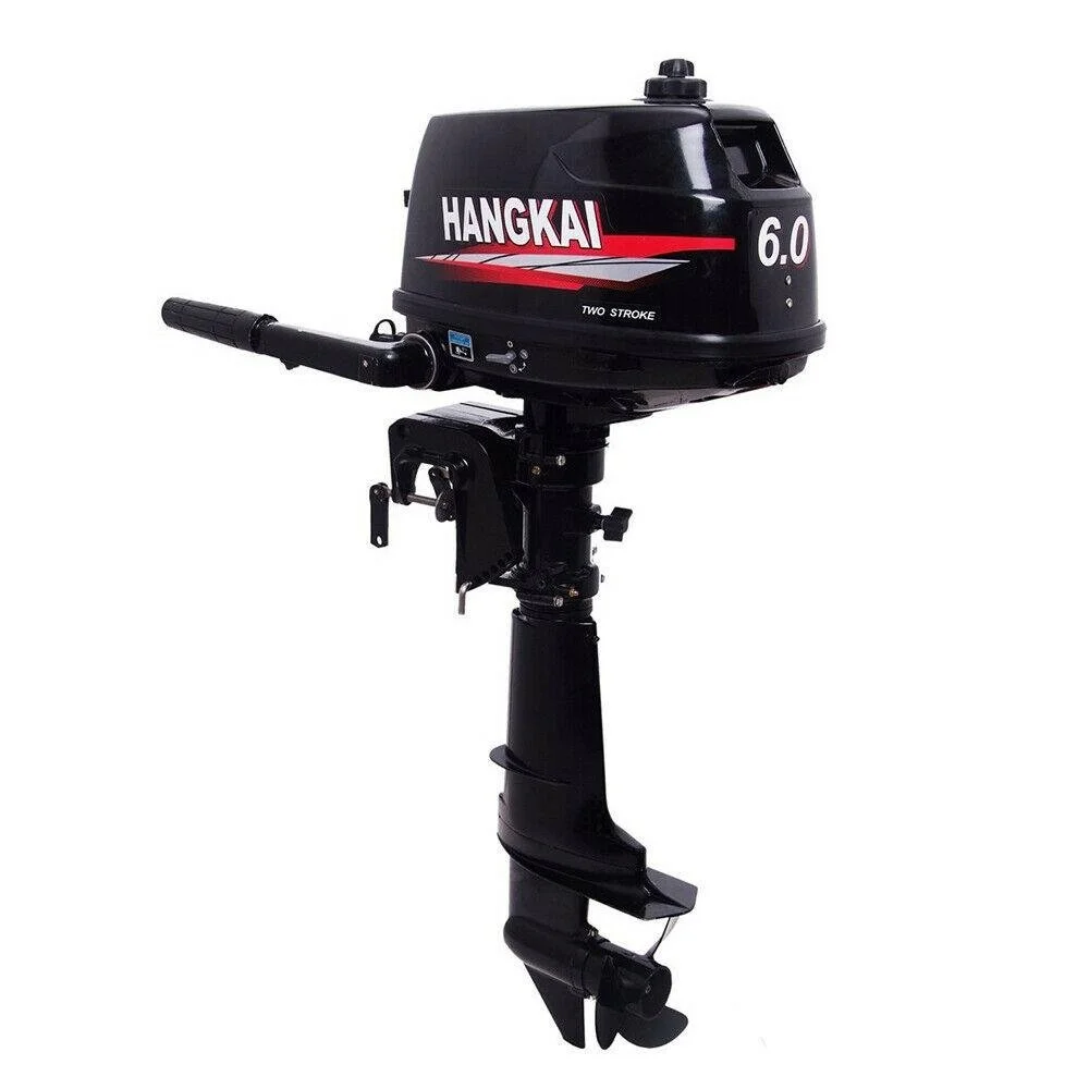 1054.webp Hangkai Water Cooled 2 Stroke 6HP Outboard Motor Petrol Powered Engine