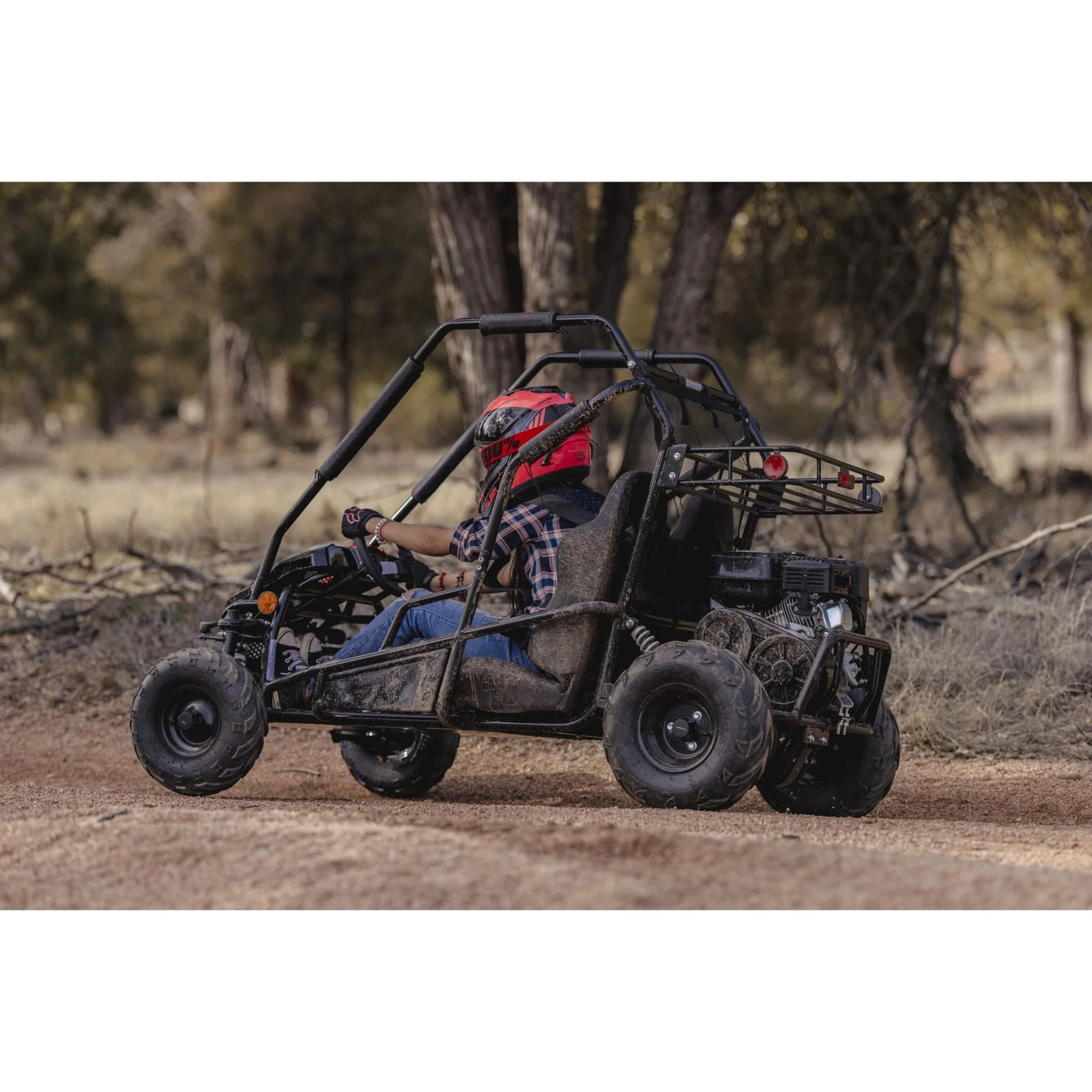 2-155.webp Coleman Powersports GK200 196cc Gas Powered Dual Seat Go-Karts. - Image 4
