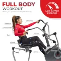 2-45.webp Sunny Health & Fitness Comfy Recumbent Cross Trainer Recumbent Elliptical Bikes. - Image 3