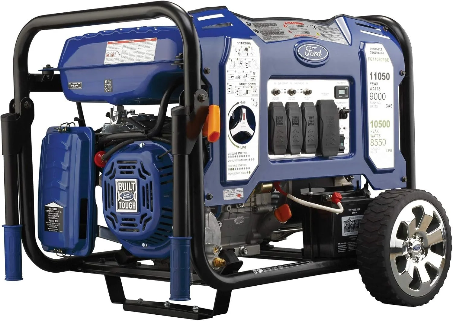4-76.webp Ford 11,050 Watt Dual Fuel Portables Generators FG11050PBE - Image 3
