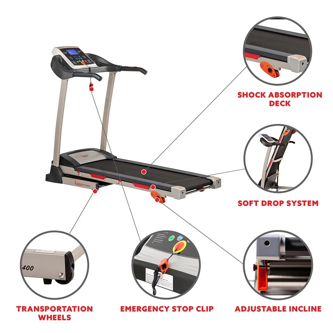 490-3-1-1.webp Sunny Distributor SF-T4400 Treadmill - Image 2