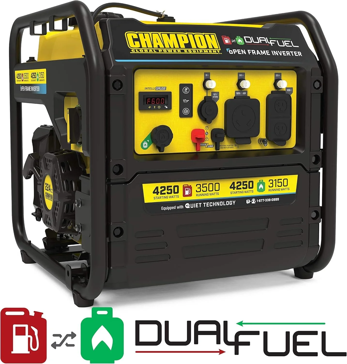5-49.webp Champion 4250-Watt Dual Fuel RV Ready Open Frames Inverter Generators - Image 2