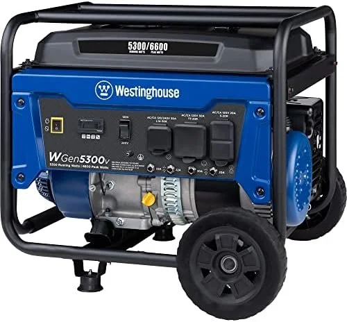 5-91.webp Westinghouse 6600 Peak Watt Home Backup Portable Generator, Transfer Switch Ready 30A Outlet, RV Ready 30A Outlets. - Image 6