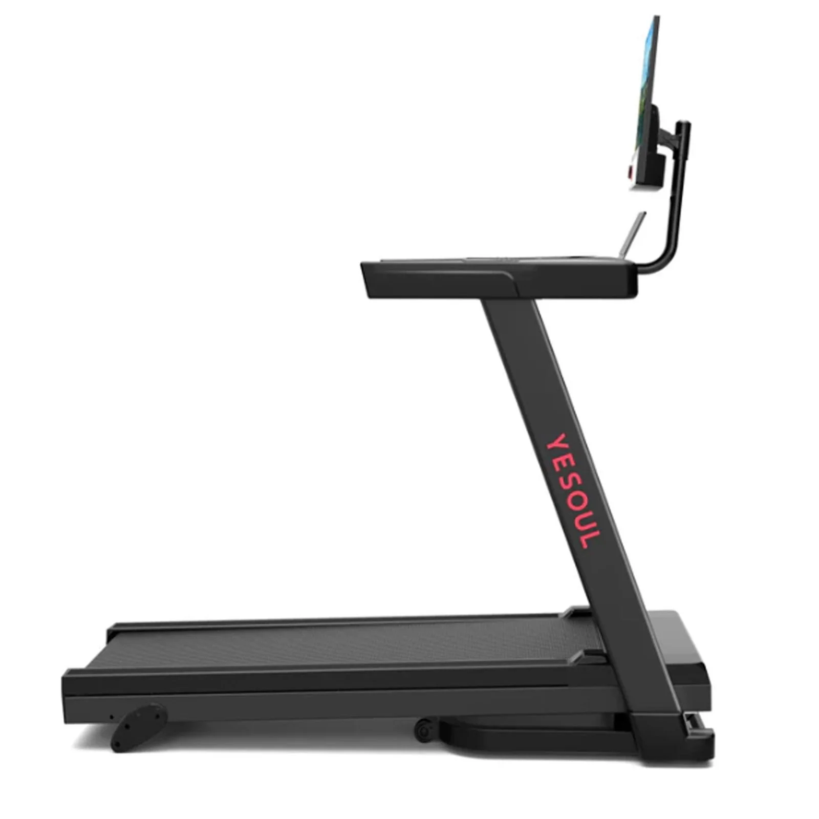 577-2-1-1-1.webp Yesoul T1M Plus Smart Folding Treadmill with 21.5 inch Touchscreen, Brushless Quiet Motor, 3-Level Incline, 9 Mph, App Sync & Space-Saving Design for - Image 2