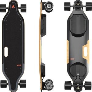MEEPO Campus V5 Series/Envy Electric Skateboard with Remote, Top Speed Up to 29 Mph, 4 Speed Smooth Braking, Easy Carry Handle Design, Suitable for Adults & Teens