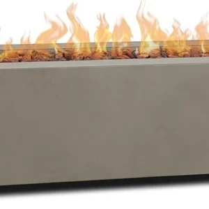 Real Flame Aegean 70″ Rectangles Propane Fire Tables