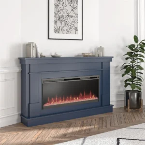Novogratz Waverly Wide Mantel Electric Fireplaces.