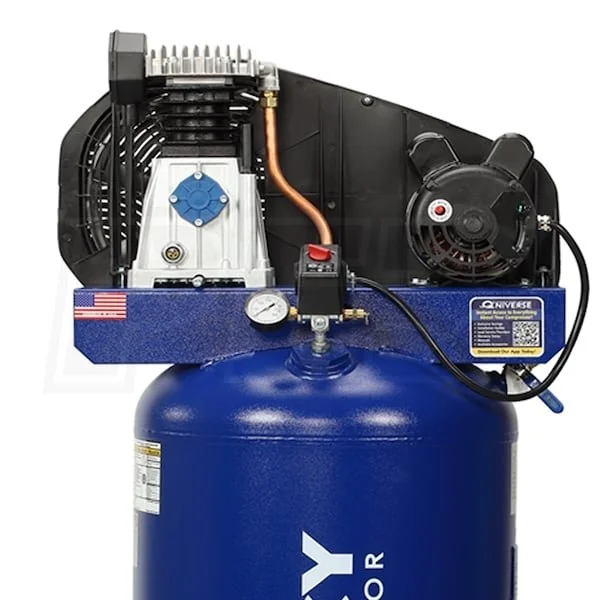 a2-9-1-1-1.webp Quincy 3.5HP 60 Gallon Vertical Electrics Air Compressors - Image 2