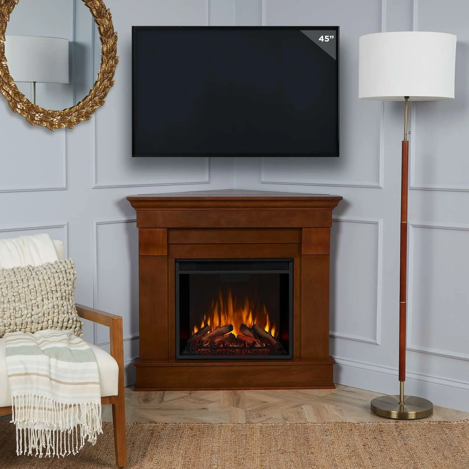 a3-131-1-1-1.webp Real Flame Chateau Corner Electrics Fireplace. - Image 6