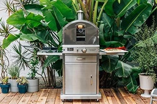 b2-7.webp Summerset ‘The Oven’ Outdoor Freestanding Large Capacity Gas Ovens with Pizza Stones, Smoker Box and Mobile Cart, 304 Stainless Steel Construction, Natural Gas - Image 3