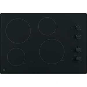 GE 30″ Built-In Knob Control Electric Cooktops JP3030DWBB