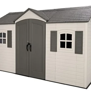 Lifetime Legacy 15×8 Plastic Storage Shed Kit w/ Floors