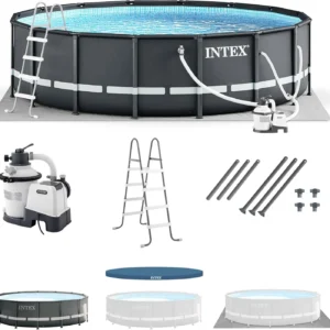Intex Ultra XTR 14 ft. Round 42 in. Deep Soft Sided Above Ground Swimming Pools