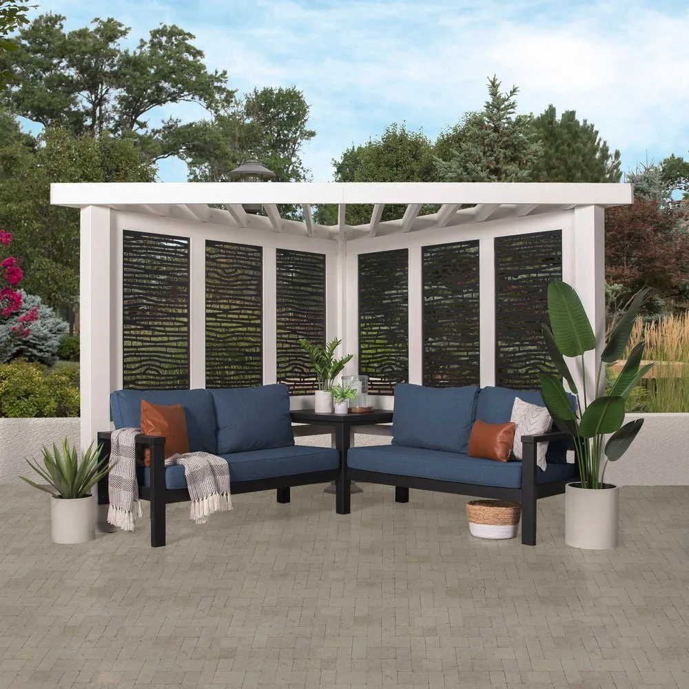 q3-5.webp Backyard Discovery Ridgedale Modern Steels Cabana Pergola - Image 3