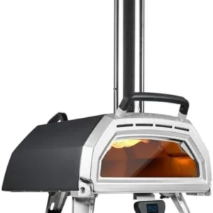 Ooni Karu 16 Multi-Fuel Outdoor Pizza Oven – Wood and Gas Fired Oven – Outdoor Cooking Pizza Oven – Fire and Stonebaked Pizza Ovens for Authentic Homemade Pizzas – Dual Fuel Pizza Makers