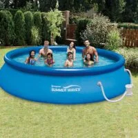 u2-13.webp Summer Waves 15ft x 36in Quick Set Inflatable Outdoor Above Grounds - Image 3