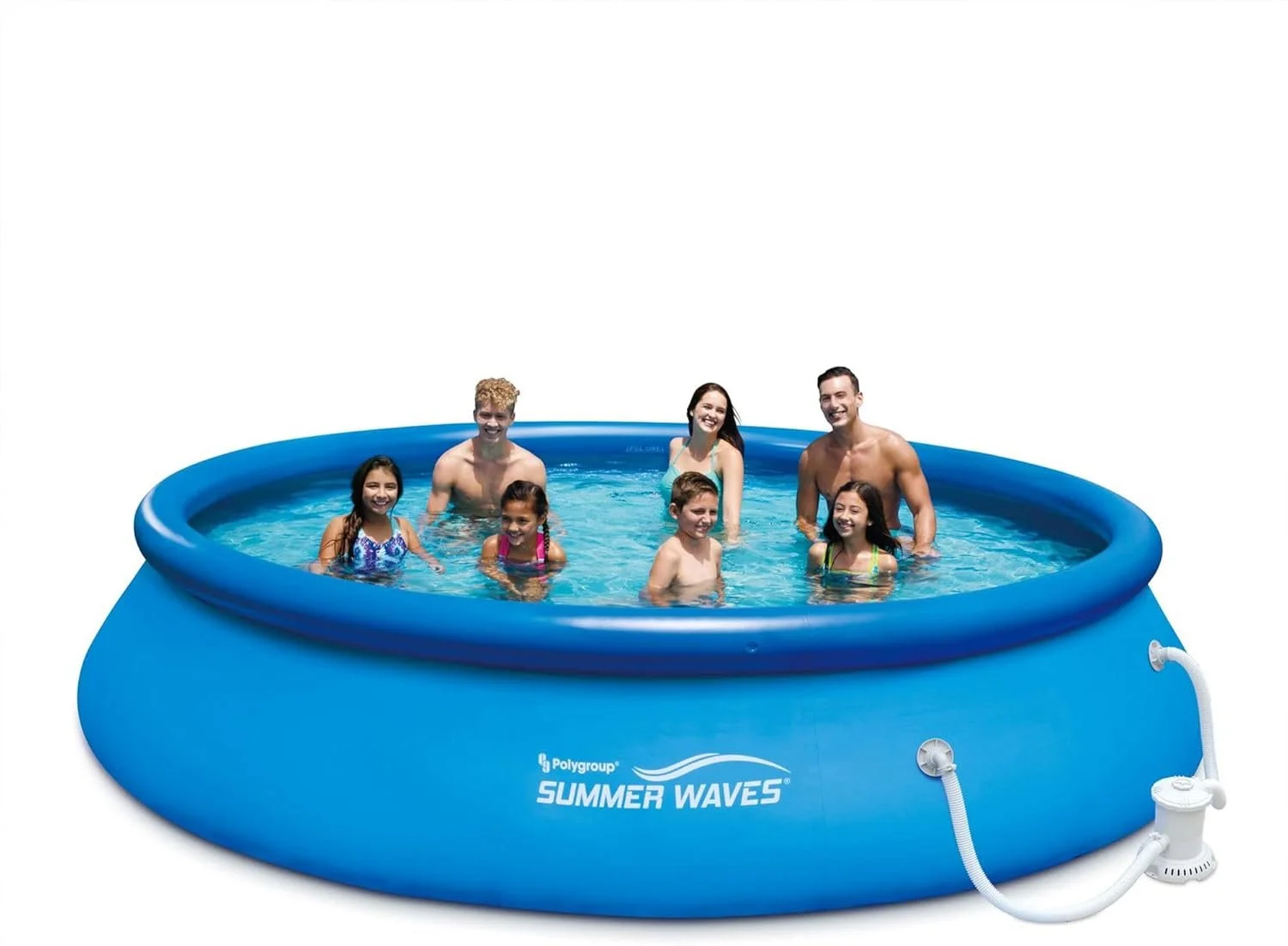 u3-13.webp Summer Waves 15ft x 36in Quick Set Inflatable Outdoor Above Grounds - Image 2