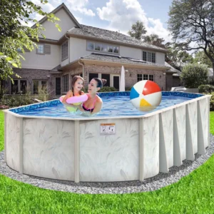 Coastal 5″ Steel Frame Oval Swimming Pool & Bundles