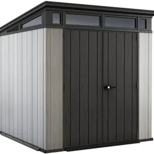 Keter Outdoor Storage Sheds, for House, Patio & Yard, Plastic Resin, Artisan, 7×7 Ft, Gray