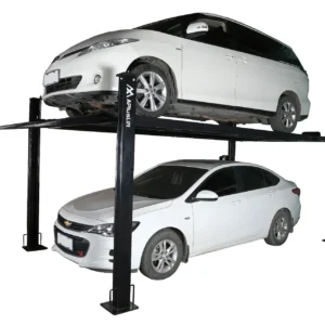 APlusLift HW-8S 8000LB 4-Posts Portable Storage Service Car Lift / 3 Year Warranty